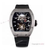Super Clone Richard Mille RM001 Real Tourbillon JB Factory Stainless Steel Watch